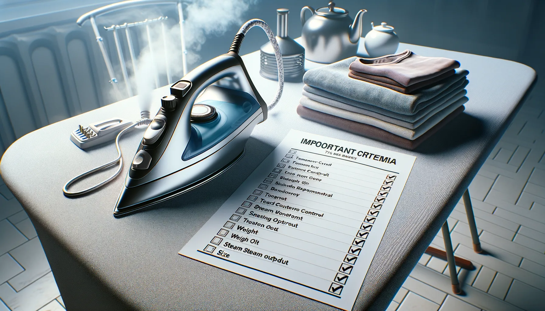 Buegeleisen Kaufcheckliste: Wichtige Kriterien fuer die richtige Wahl