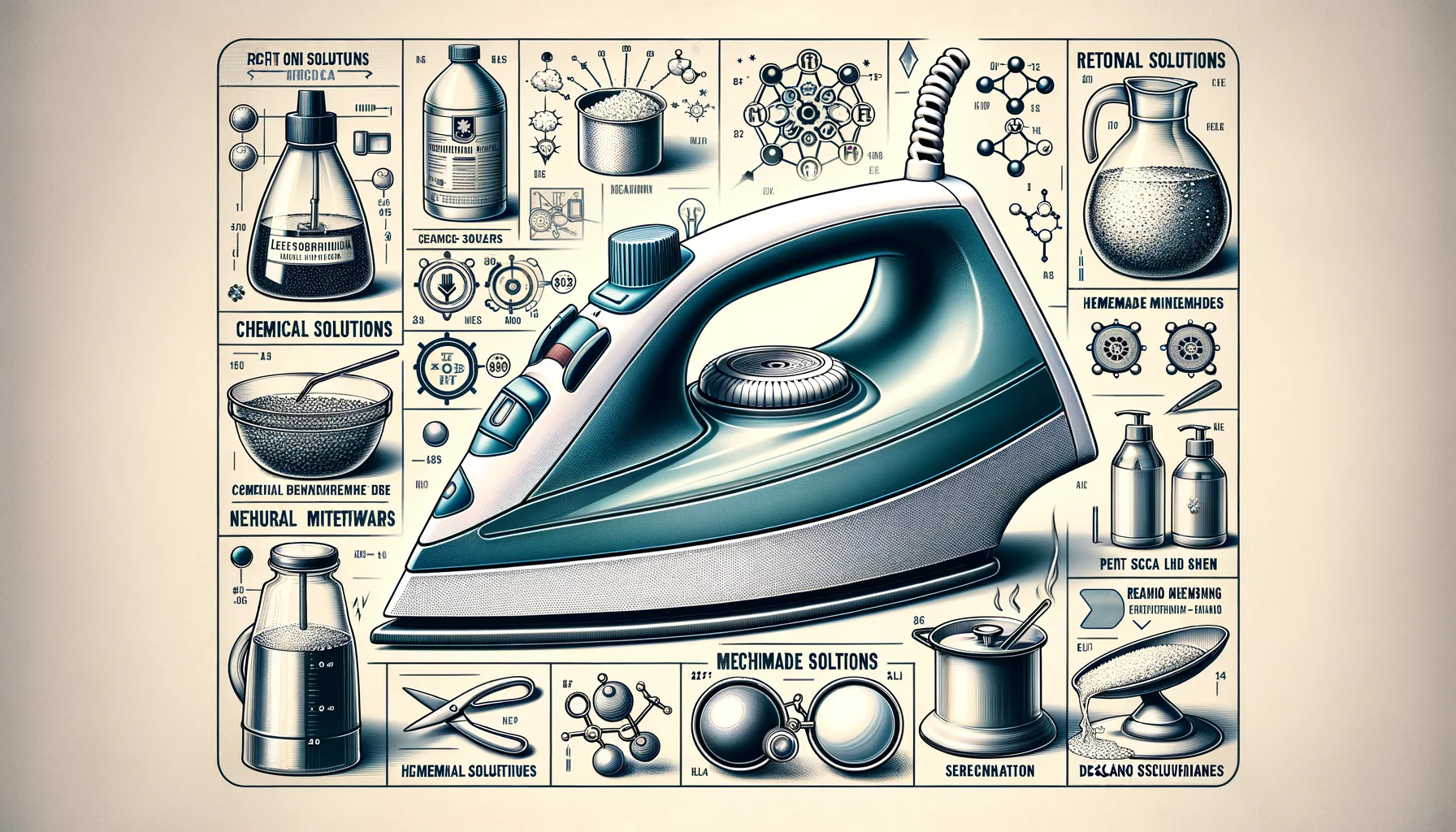 Entkalkungsloesungen fuer Buegeleisen: Vor- und Nachteile verschiedener Methoden